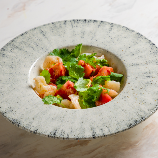 Авокадо с креветками