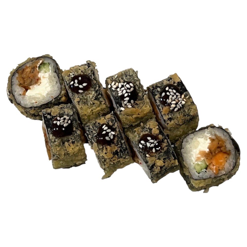 Ролл "Темпура с лососем терияки"