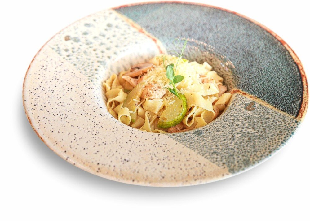 Паста С курицей и цукини