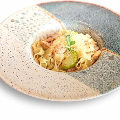 Паста С курицей и цукини