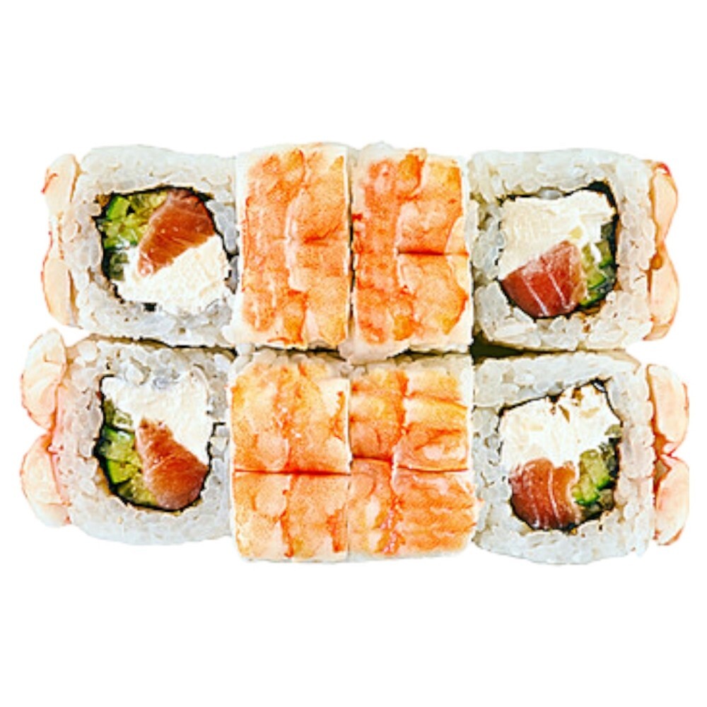 Ролл с тигровой креветкой