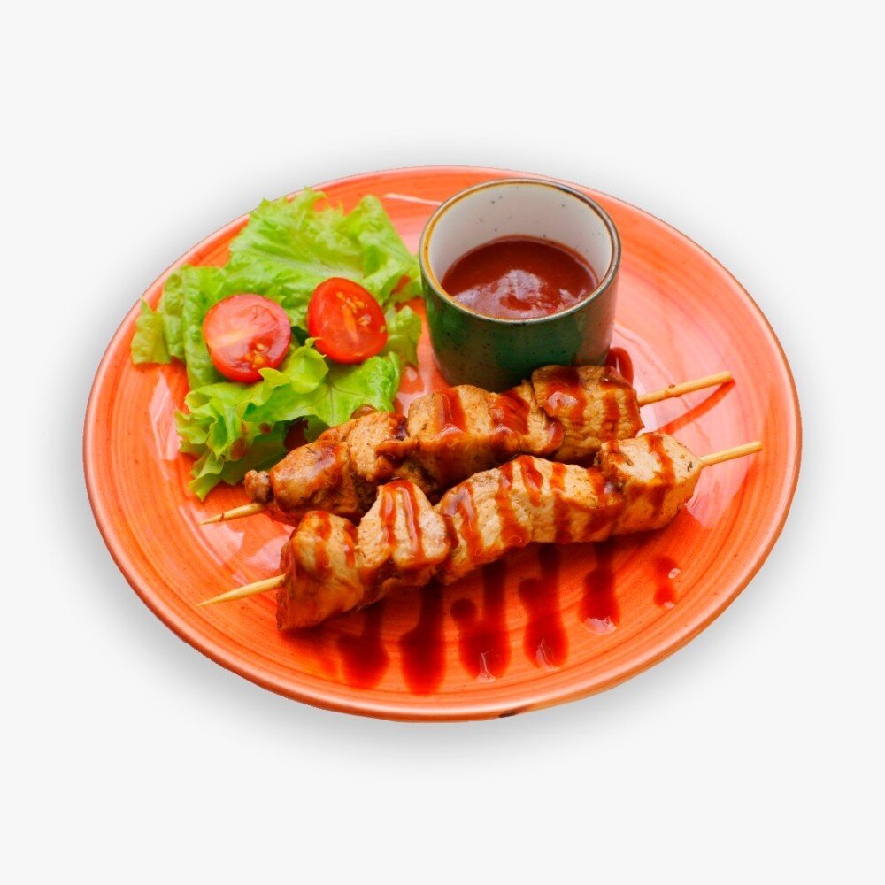 Мини шашлычки из цыпленка