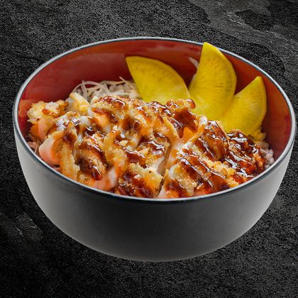 Кальмар террияки в панировке