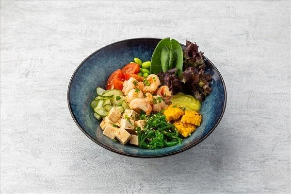 Поке с креветками