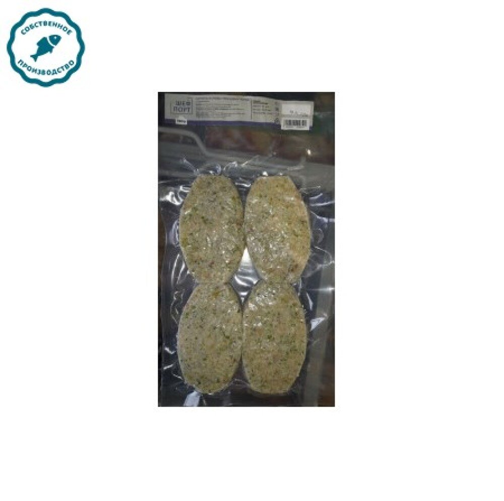 Котлеты из рыбы тресковых пород с брокколи 320 гр