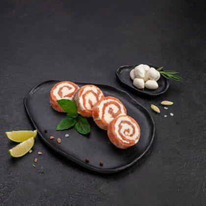 Рулеты для запекания из Горбуши с сыром