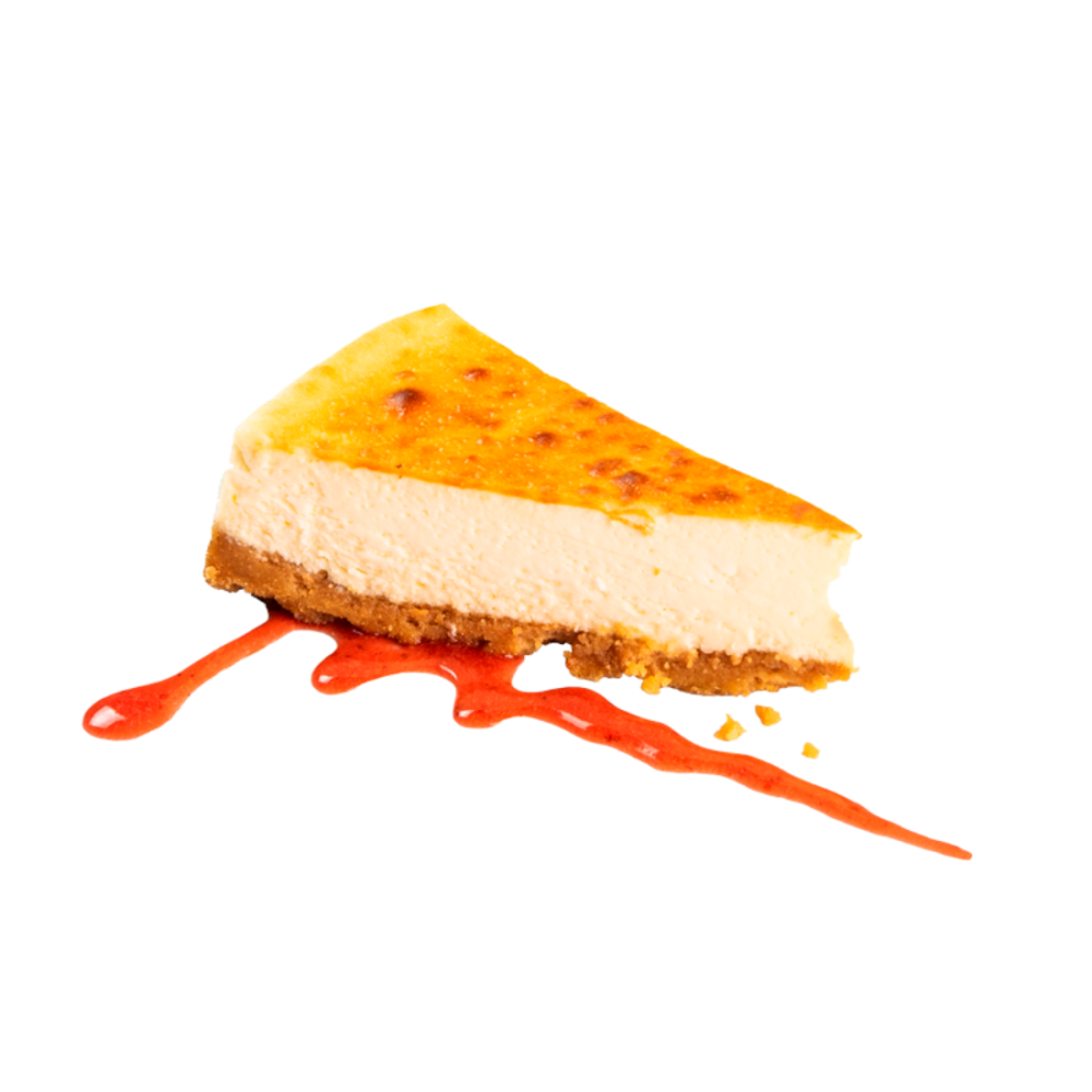 Чизкейк с карамельным соусом