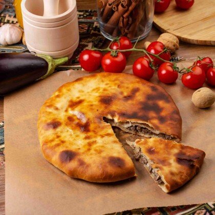 Пирог Осетинский с говядиной и свининой