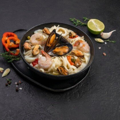 Лапша Вок с морепродуктами