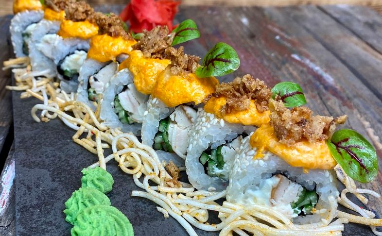 Ролл запеченный с курочкой