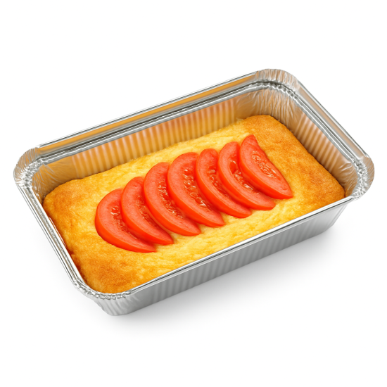 Омлет с помидорами