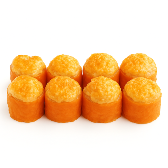 Запеченный ролл с лососем