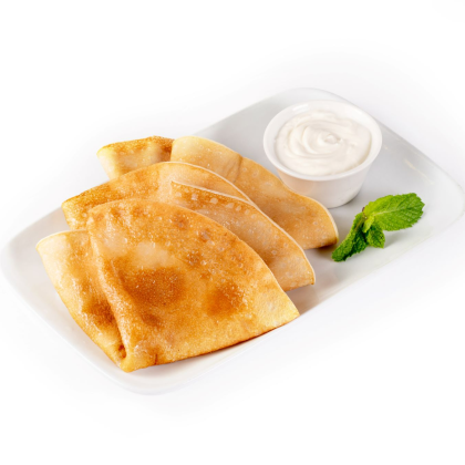 Блины со сметаной