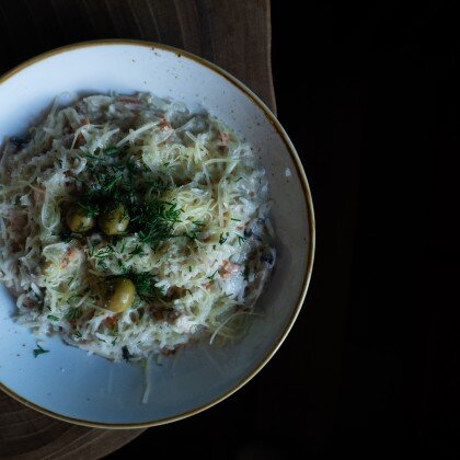 Ризотто с курицей и грибами