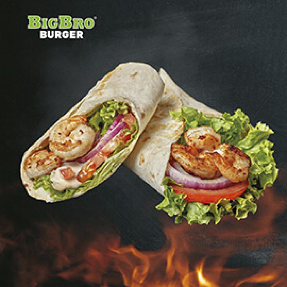 Шаурма с креветкой от BigBro