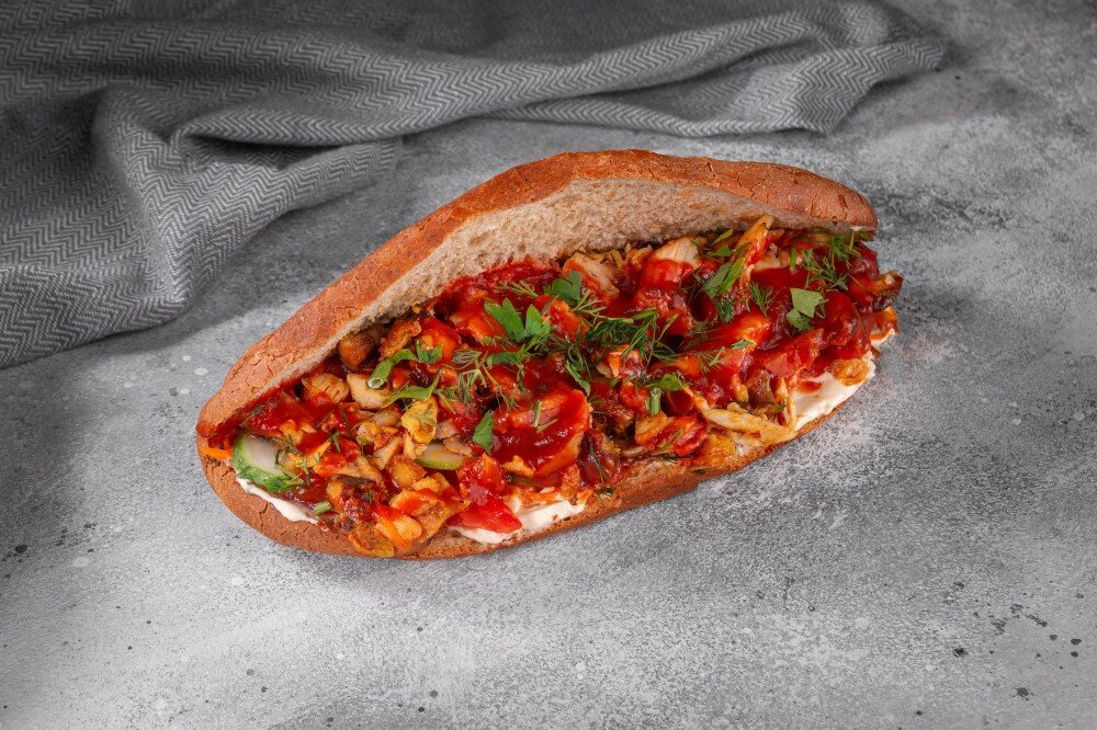 Донер ржаной курица