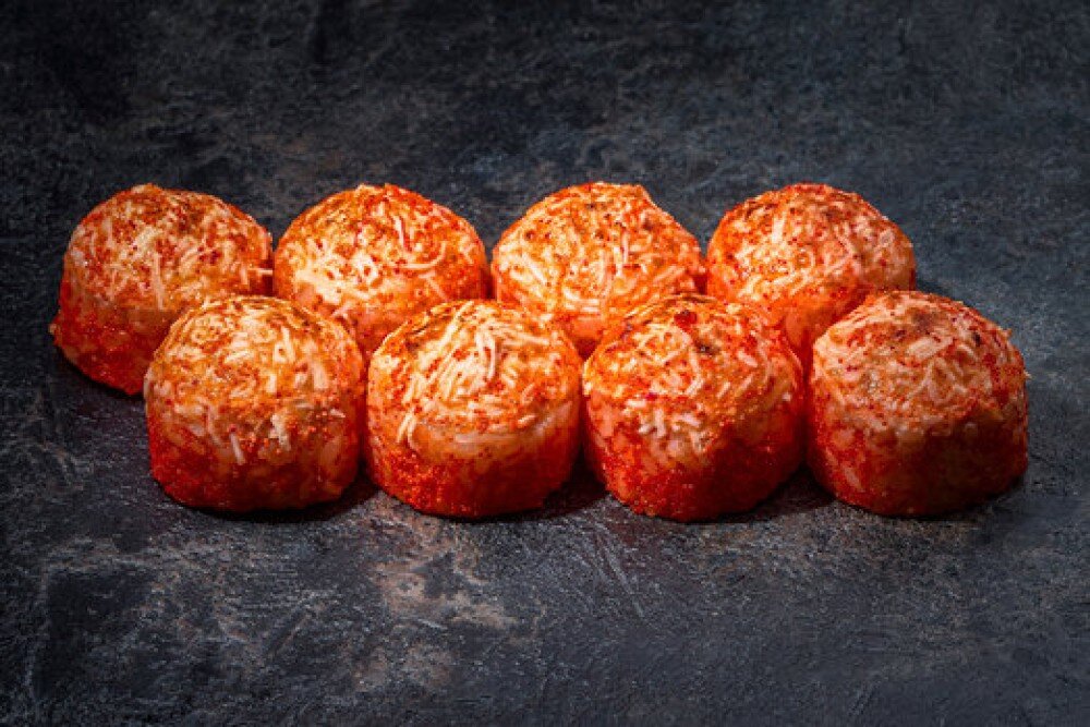 Запеченный ролл с острым крабом