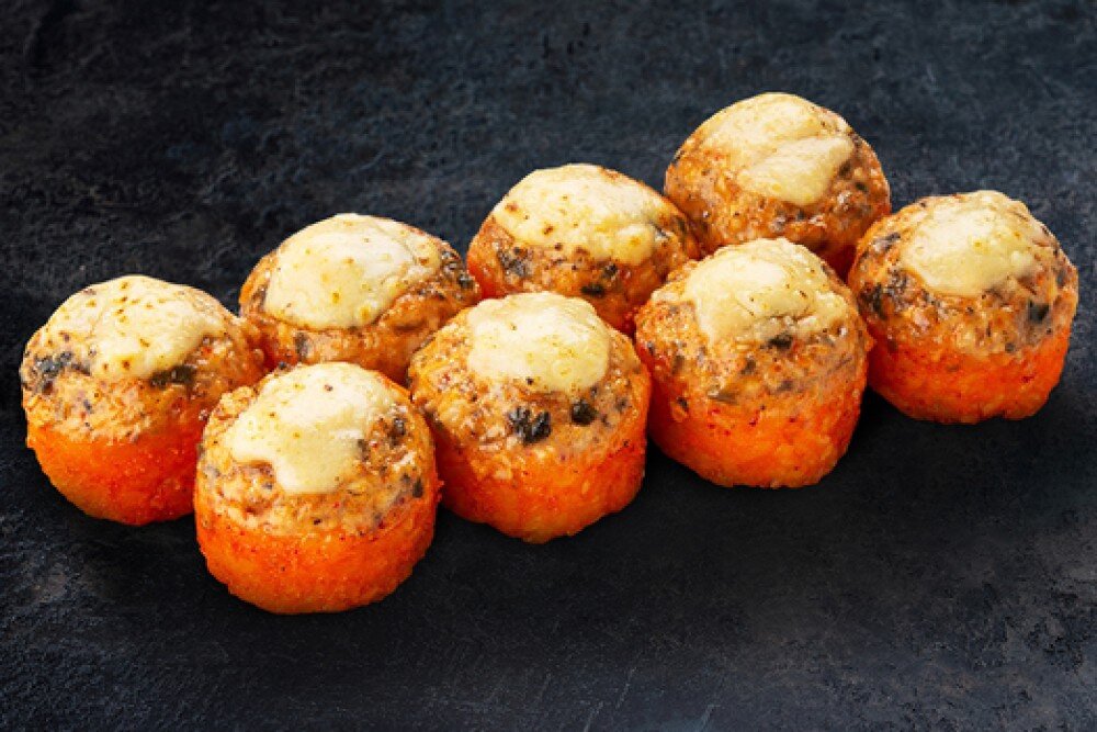 Запеченный ролл Маасдам угорь SW