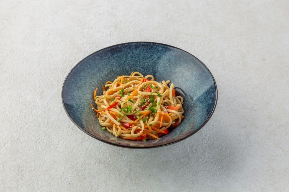 Лапша Удон и овощи