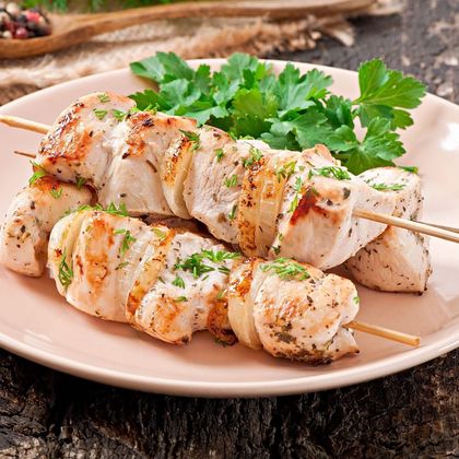 Шашлык из куриного филе