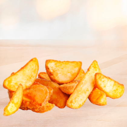 Картошка по-деревенски большая