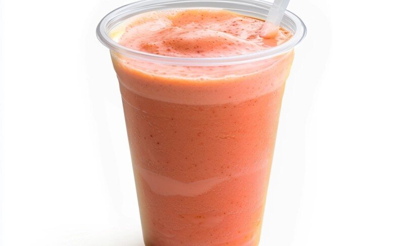 Коктейль клубничный