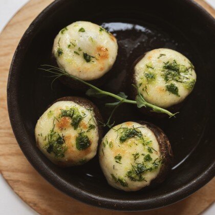 Шампиньоны запечённые