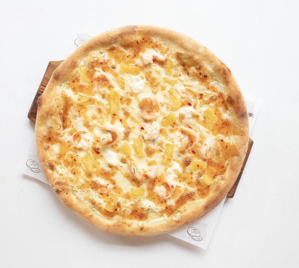 Пицца Азиатская  с креветками