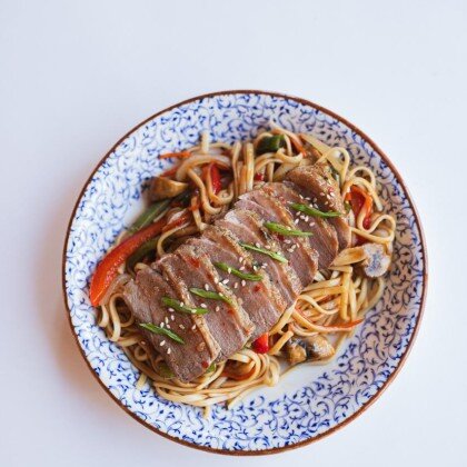 Удон с Утиной грудкой