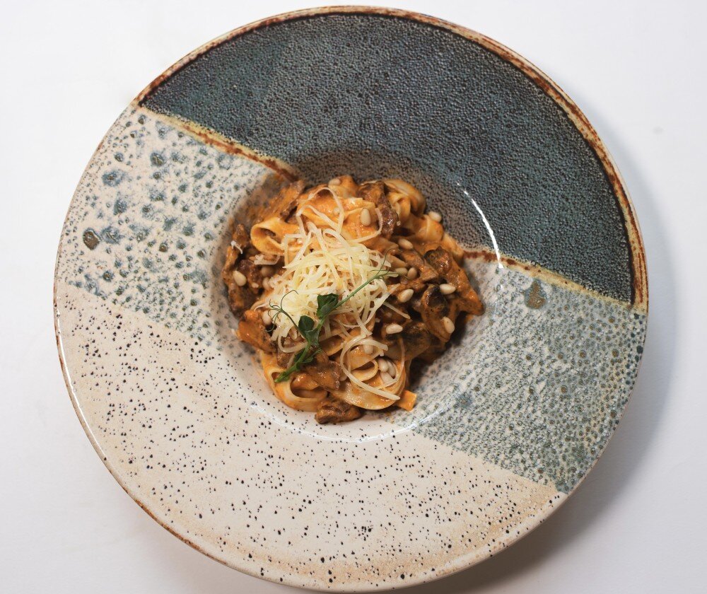 Паста С Говядиной и грибами