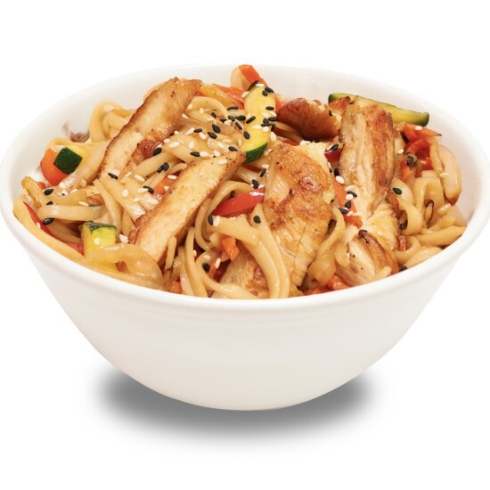 Удон с курицей