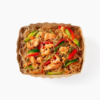 Фунчоза с курицей