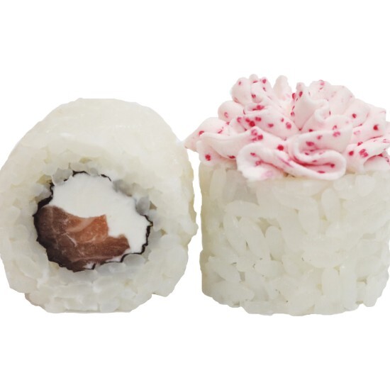 Ролл Лава с лососем