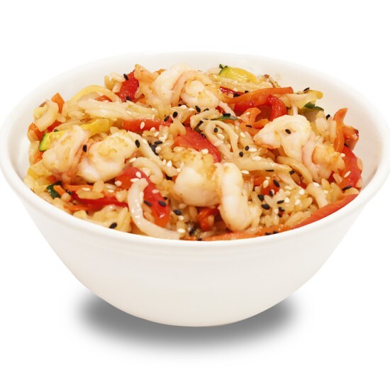 Рис с морепродуктами