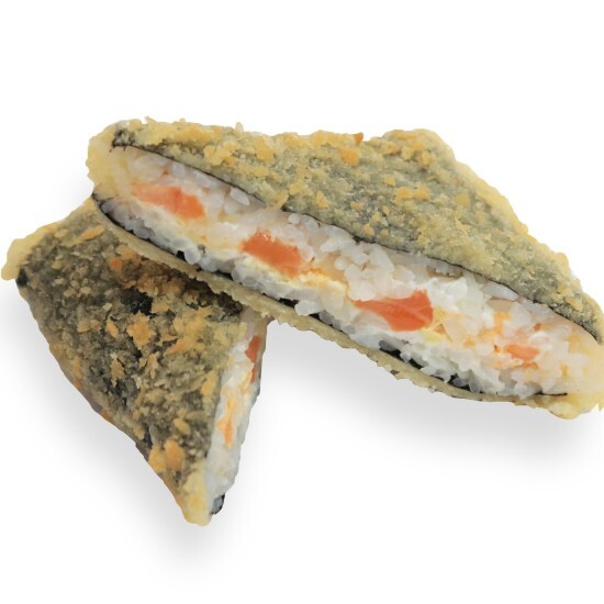 Сэндвич-ролл жареный с лососем