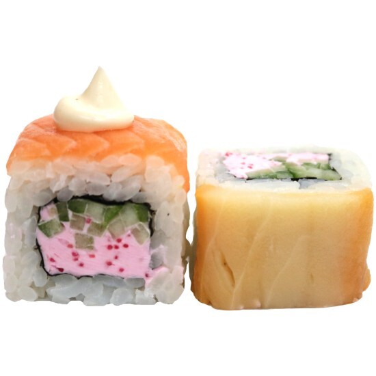 Ролл Дуэт (лосось, копч лосось)