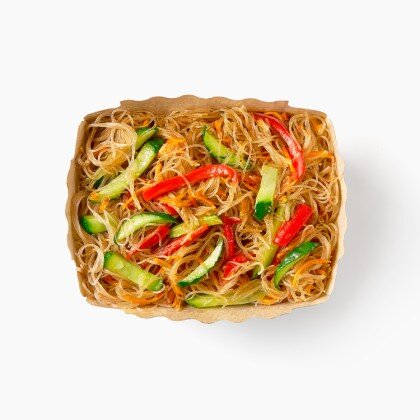 Фунчоза с овощами