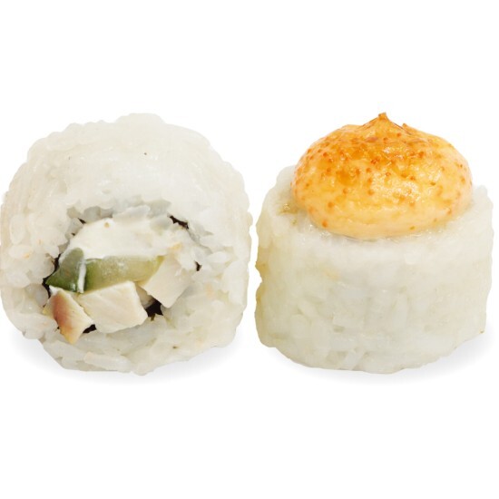 Ролл Тори Мотояки запечённый