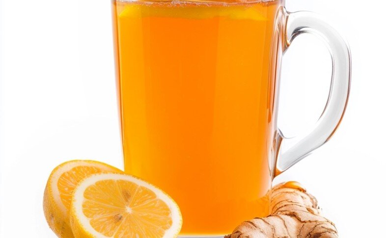 Имбирный с лимоном чай