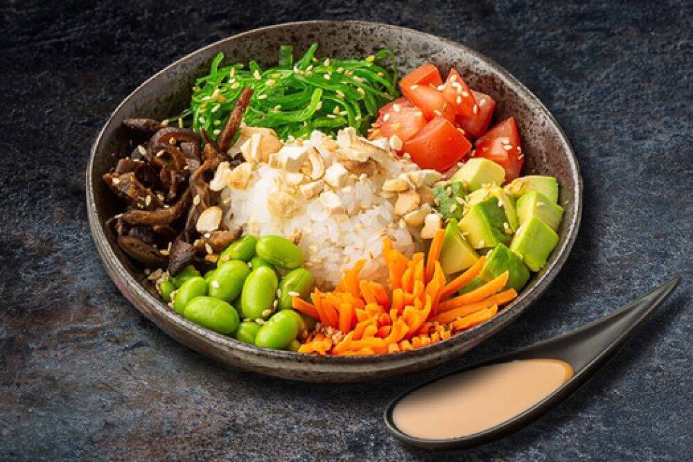 Поке с овощами