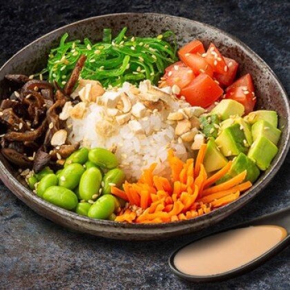 Поке с овощами