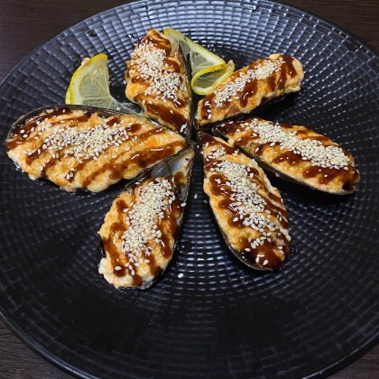 Запеченные мидии