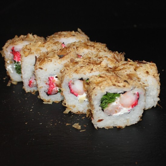 Бонито с креветкой