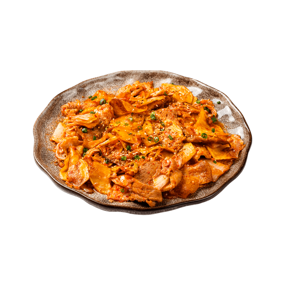 Кимчи поккым с картофелем