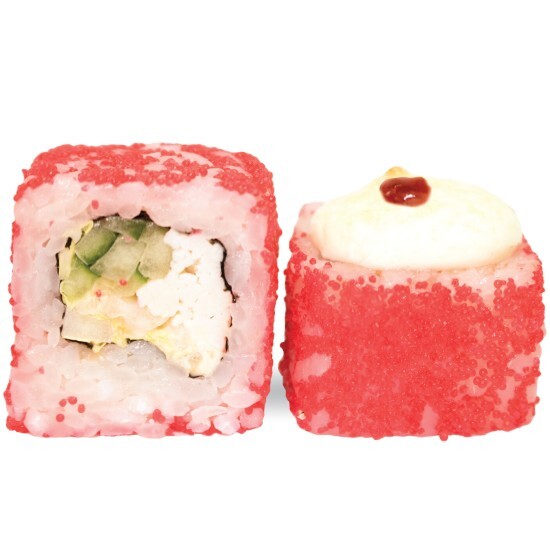 Ролл запеченный Калифорния чиз Краб