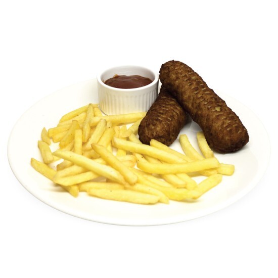 Котлеты Лю-ля с картофелем фри