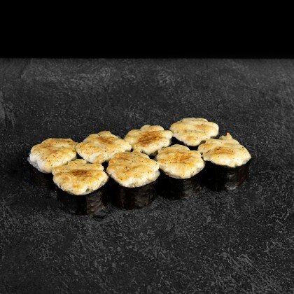 Запеченный с креветками