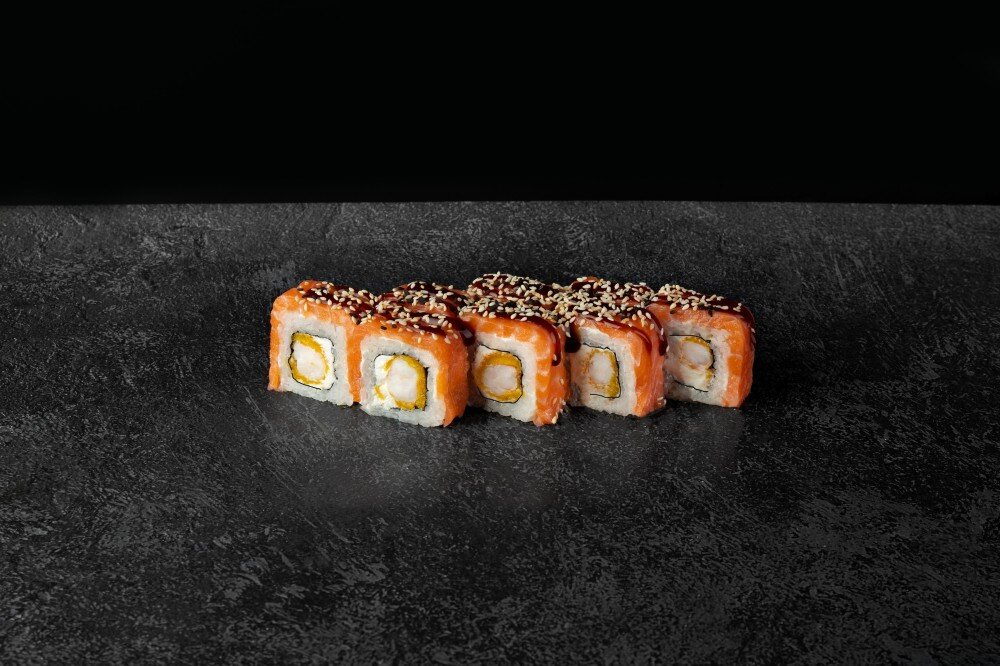 Филадельфия люкс с креветками