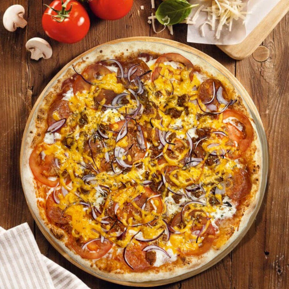 Пицца «Болоньезе» с пепперони