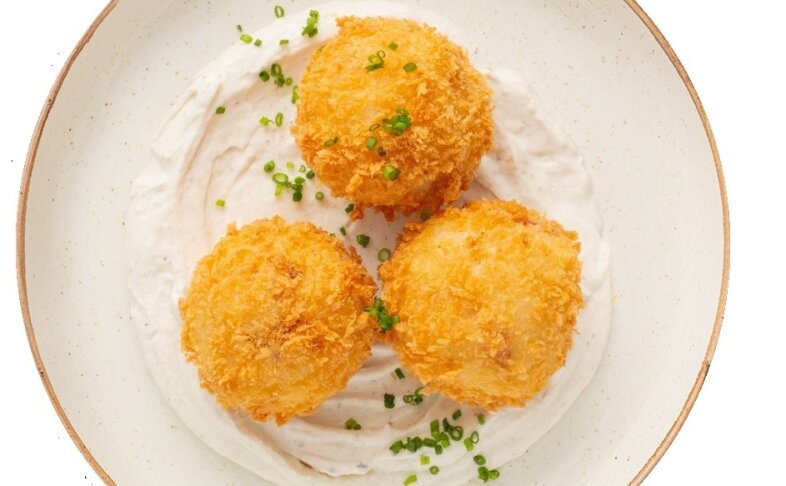 Аранчини c ветчиной и сыром